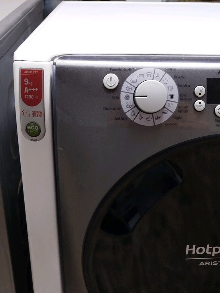 AQUALTİS 9 KG ÇAMAŞIR MAKİNESİ İZMİR İÇİ 3 AY GARANTİMİZ VARDIR - 3
