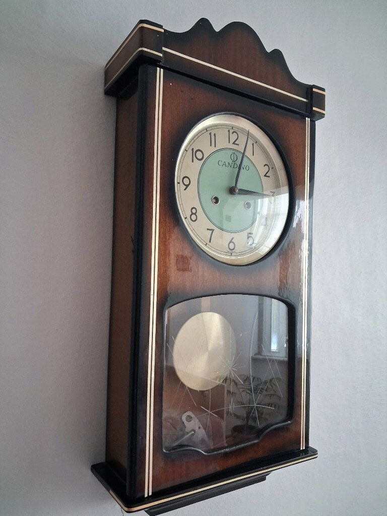 CANDINO Kurmalı Gonglu Duvar Saati ALMAN - 4