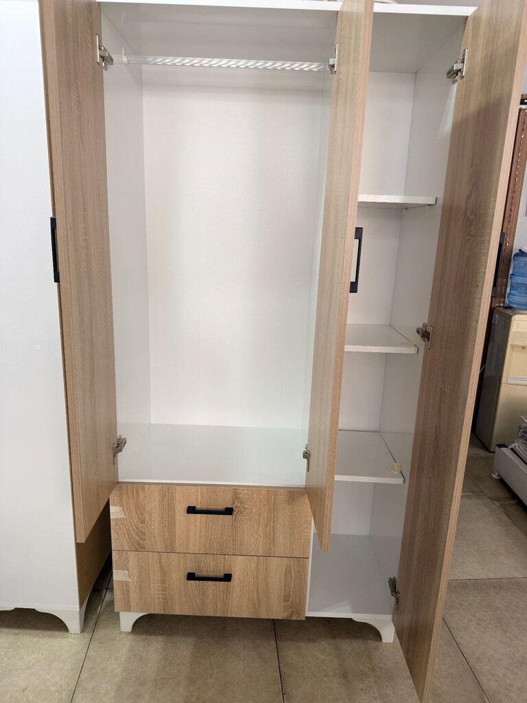 İmalattan 3 Kapaklı Elbise Dolabı - 6