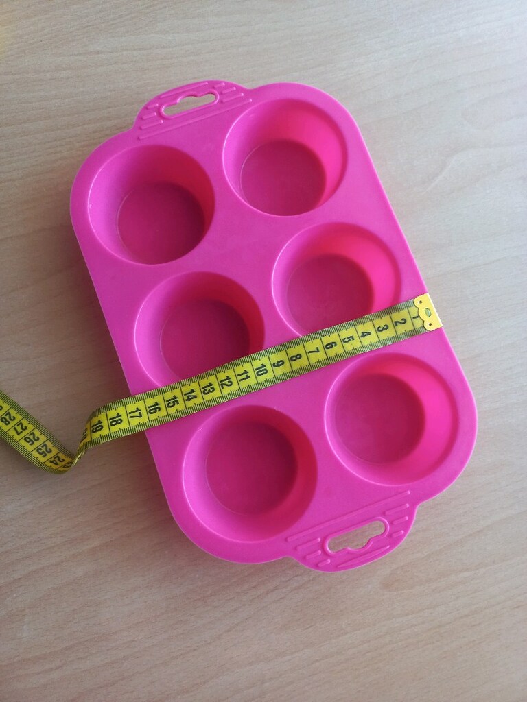 6'lı pembe silikon muffin ve kek kalıbı. - 3