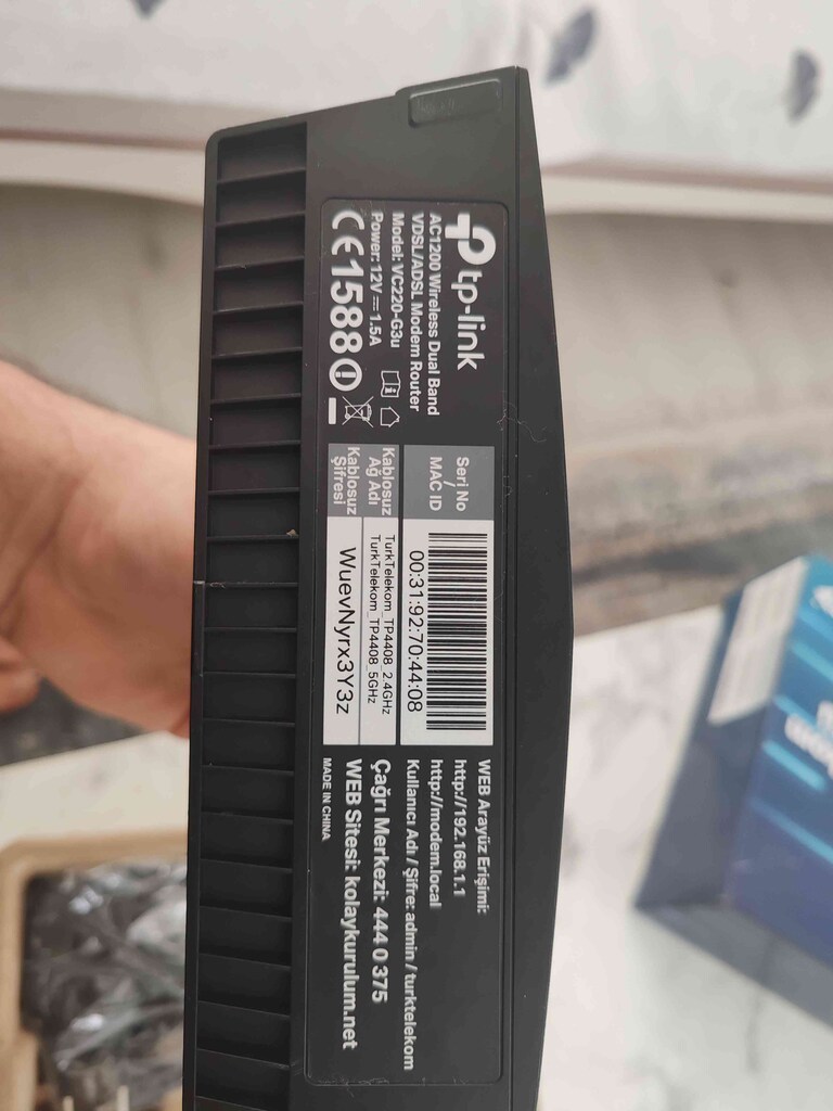 MODEM TP LINK AC1200 sıfırı 2500 tl - 3