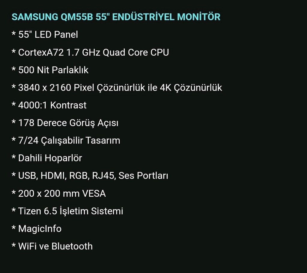 SAMSUNG QM55B - 6