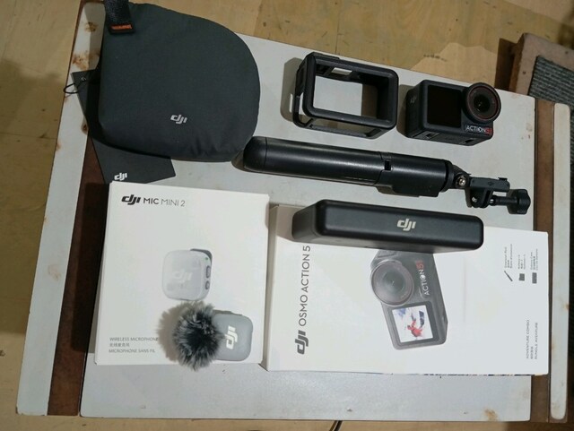 DJİ ACTİON 5 PRO COMBO ve MİC MİNİ 2