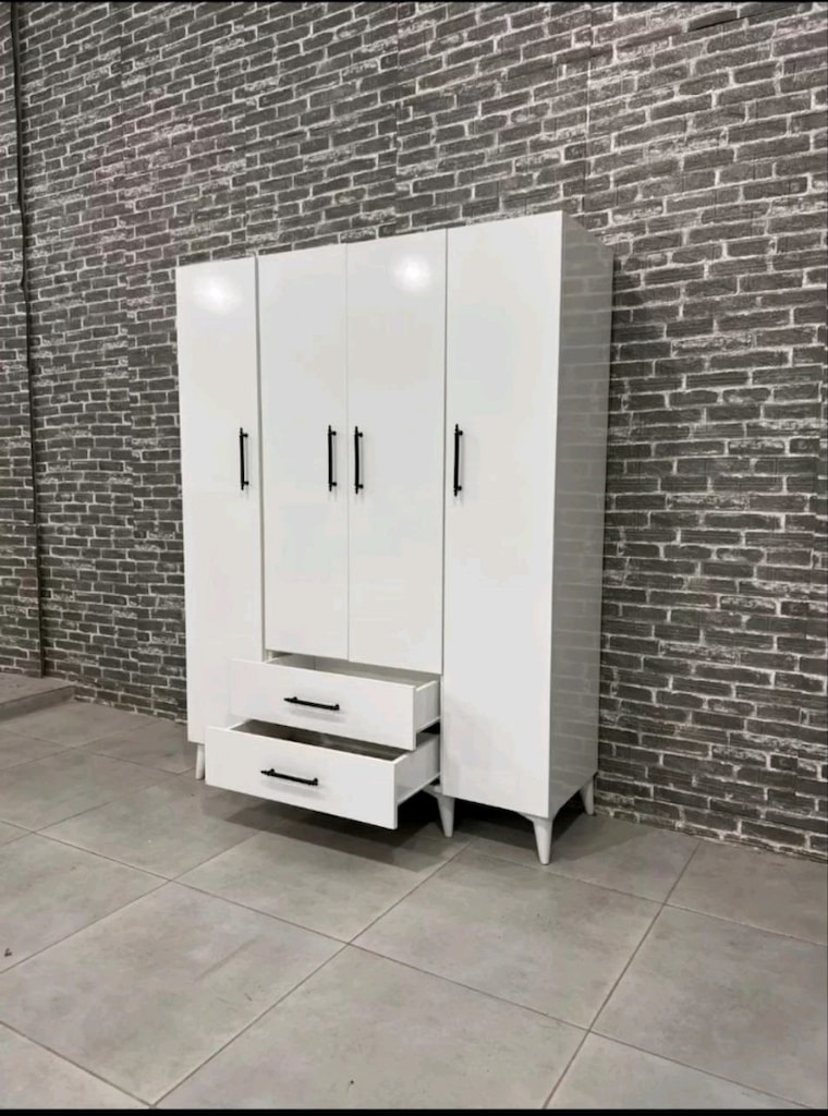 **WHİTE STYLE** ÜCRETSİZ KURULUM KAPIDA ÖDEME GARDROP ELBİSE DOLABI - 3