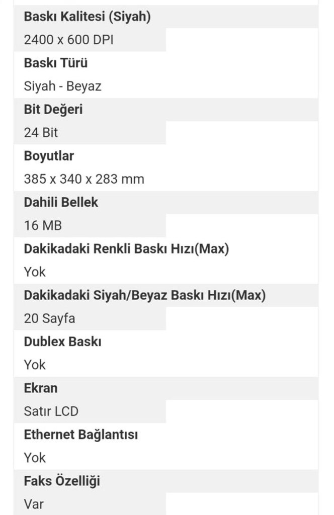 Brother MFC-1811- Fotokopi-Tarayıcı-Faks WiFi Lazer Yazıcı - 9