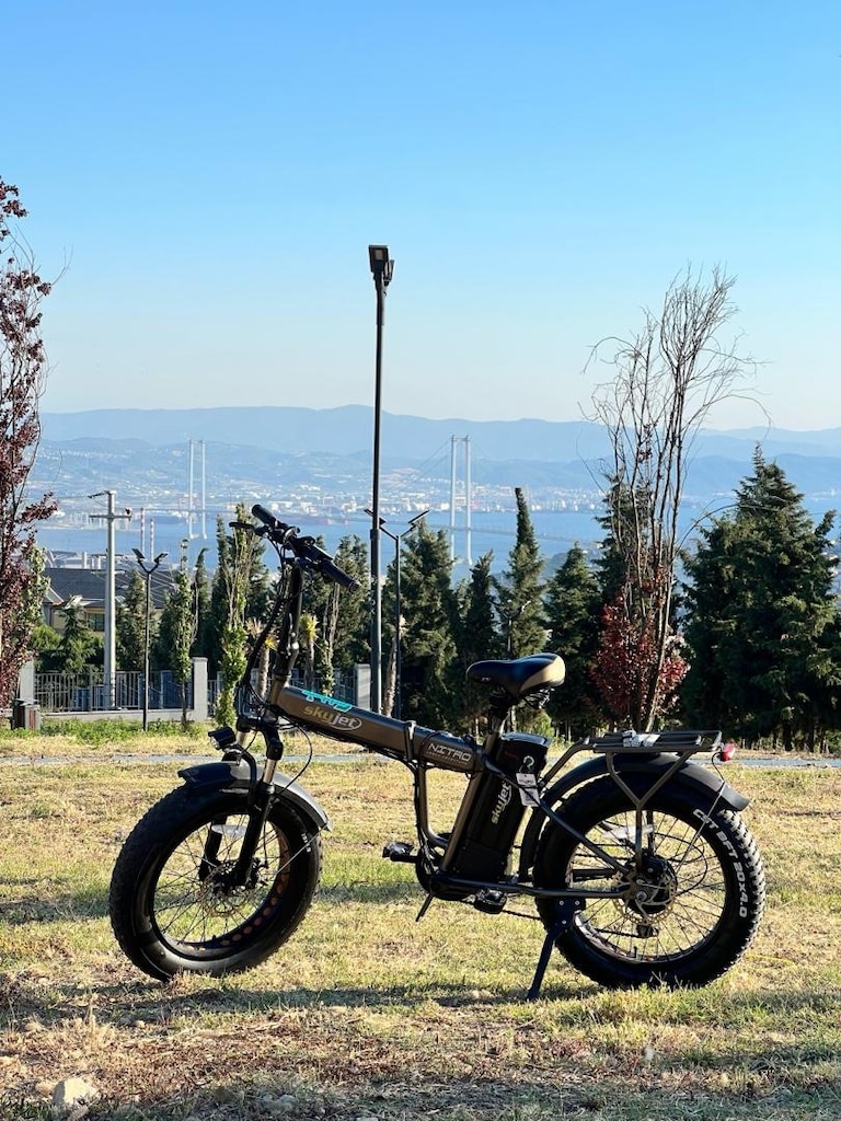Sky Jet elektrikli Katlanır Bisiklet - 4