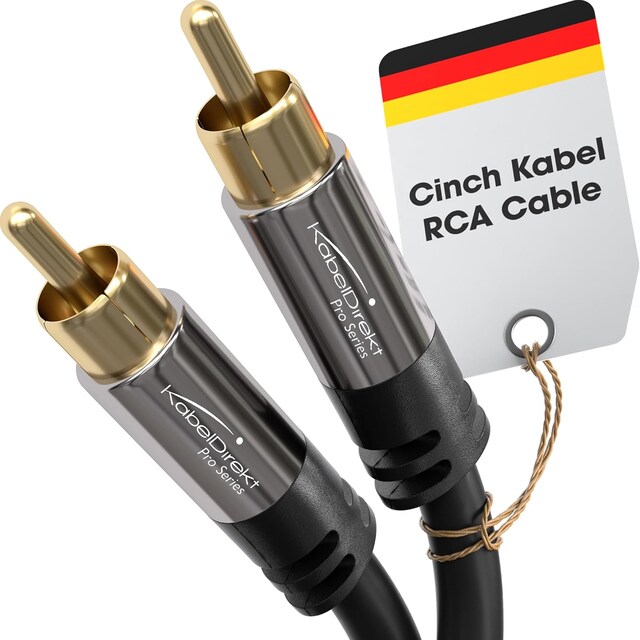 Kabel Direct Pro Series 3mt subwoofer, 75ohm coaxial rca kablo.