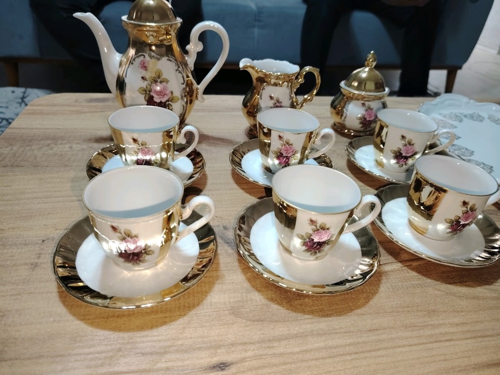 Antika kahve fincan takımı - 2