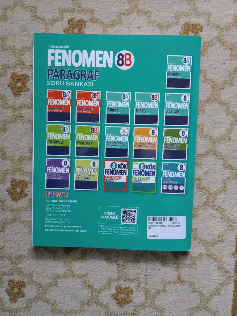 LGS Fenomen 8 B Paragraf Soru Bankası - 2