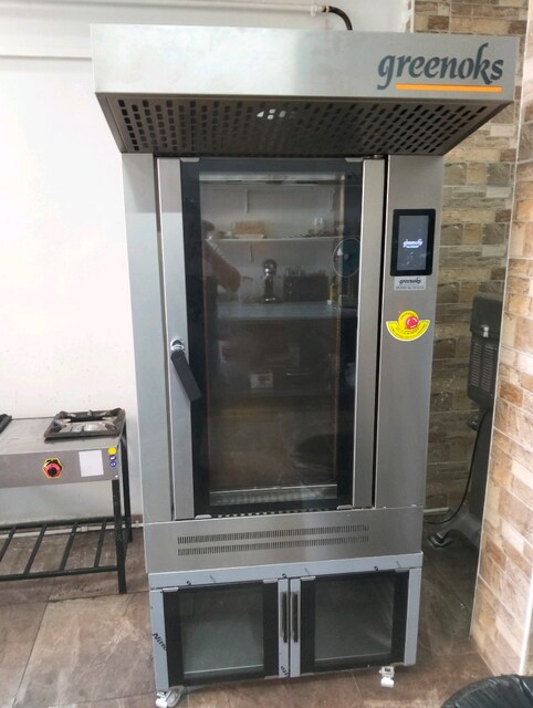 Fırın 9 tepsi mayalı Derin dondurucu çift kapı ısıtmalı Börek tezgahı