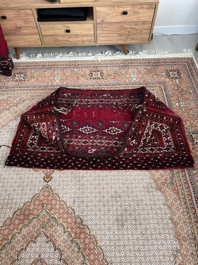 El dokuma heybe halı - 4