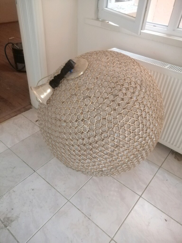 90 cm kristal avize özel imalat - 4