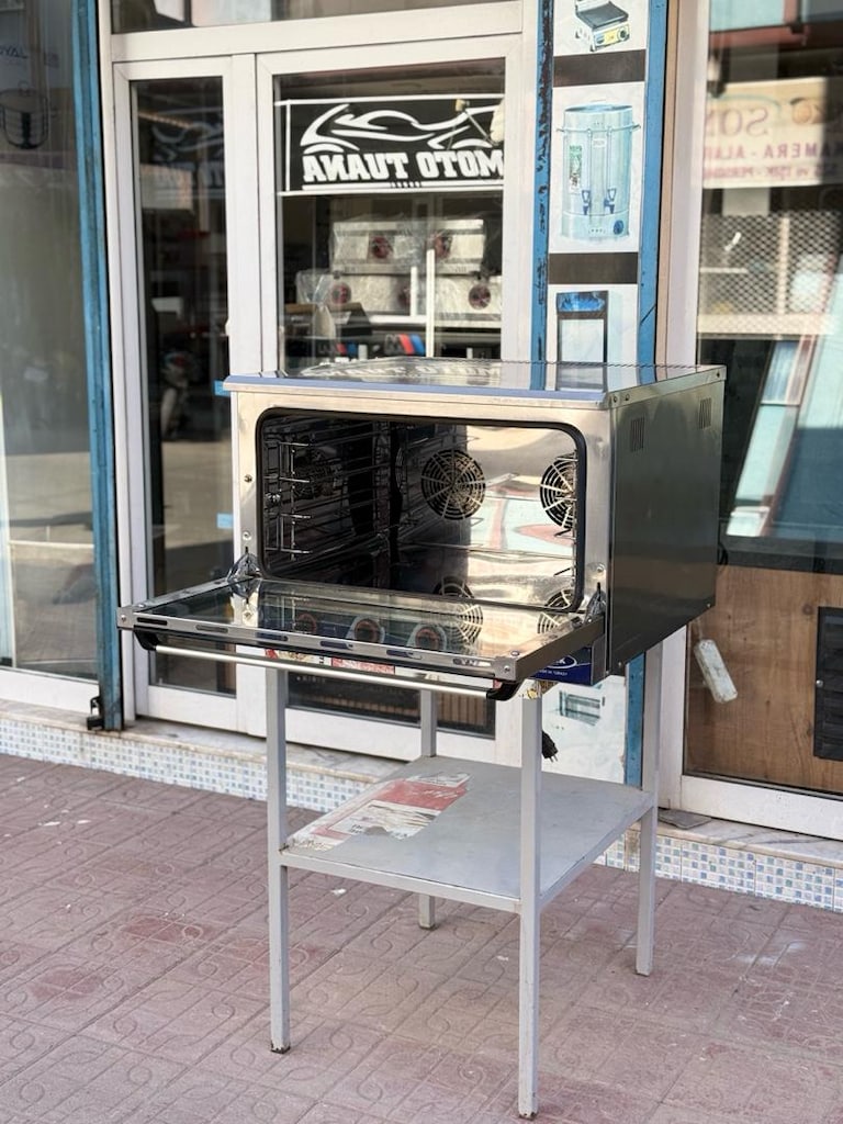 endüstriyel fırın 4 tepsili konveksiyonel fırın buharlı fırın - 2