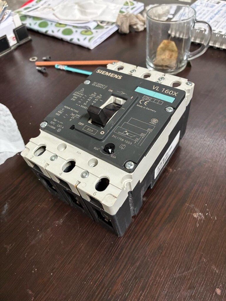 Siemens VL250 - 160/200 amper kompakt şalter - 2