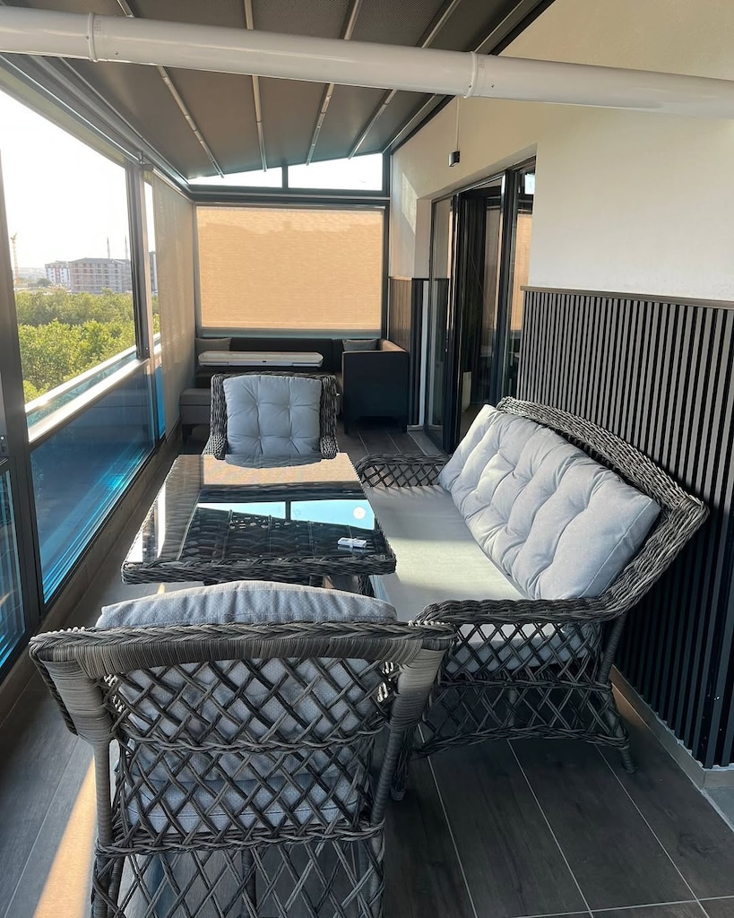Rattan Bahçe Mobilya Takımı Salıncaklı - 3
