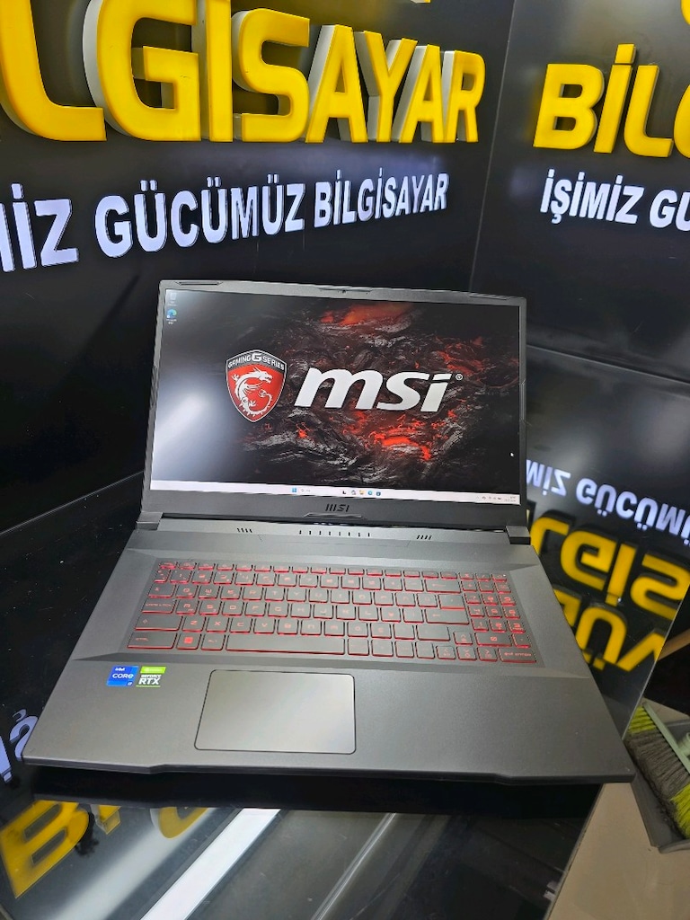 MSİ 17.3 İ7 11800H RTX3050 32GB RAM SİFİRDAN FARKSİZ - 8