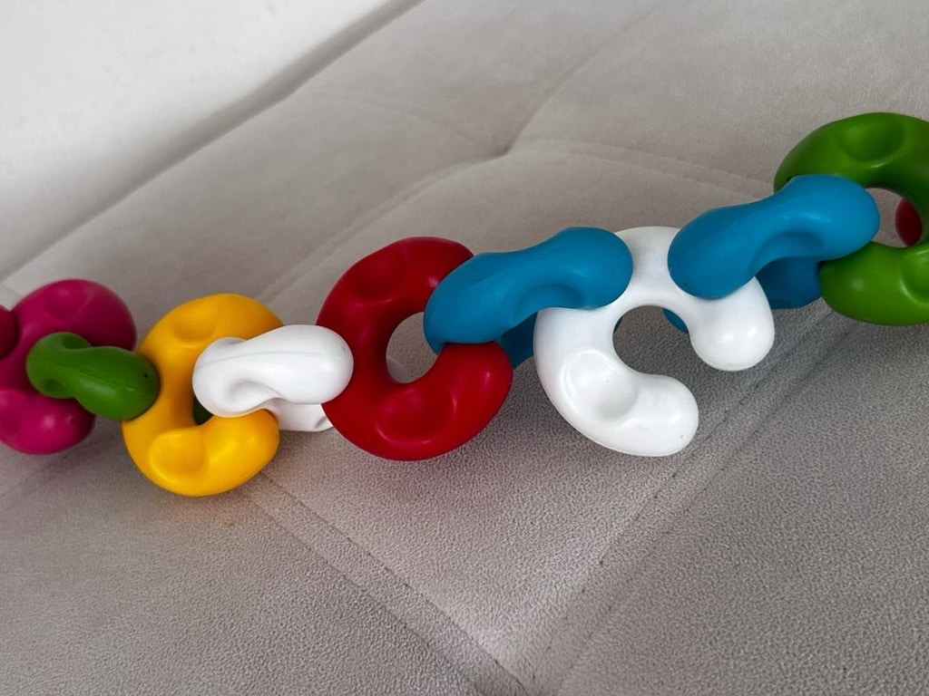 Mothercare ELC Renkli Zincir Bebek Legosu Montessori Oyuncağı - 2