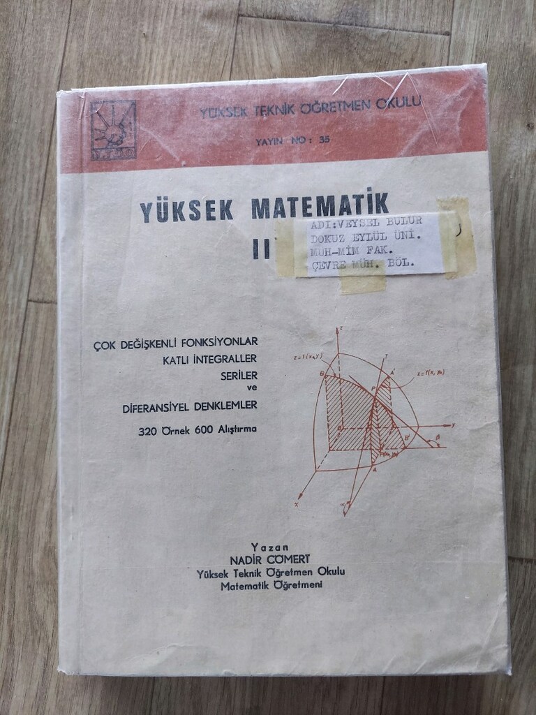Üniversite düzeyi Matematik kitapları - 2