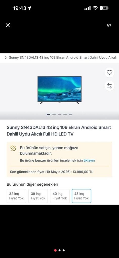 SUNNY FULL HD SMART LED TV 43 inç - 6