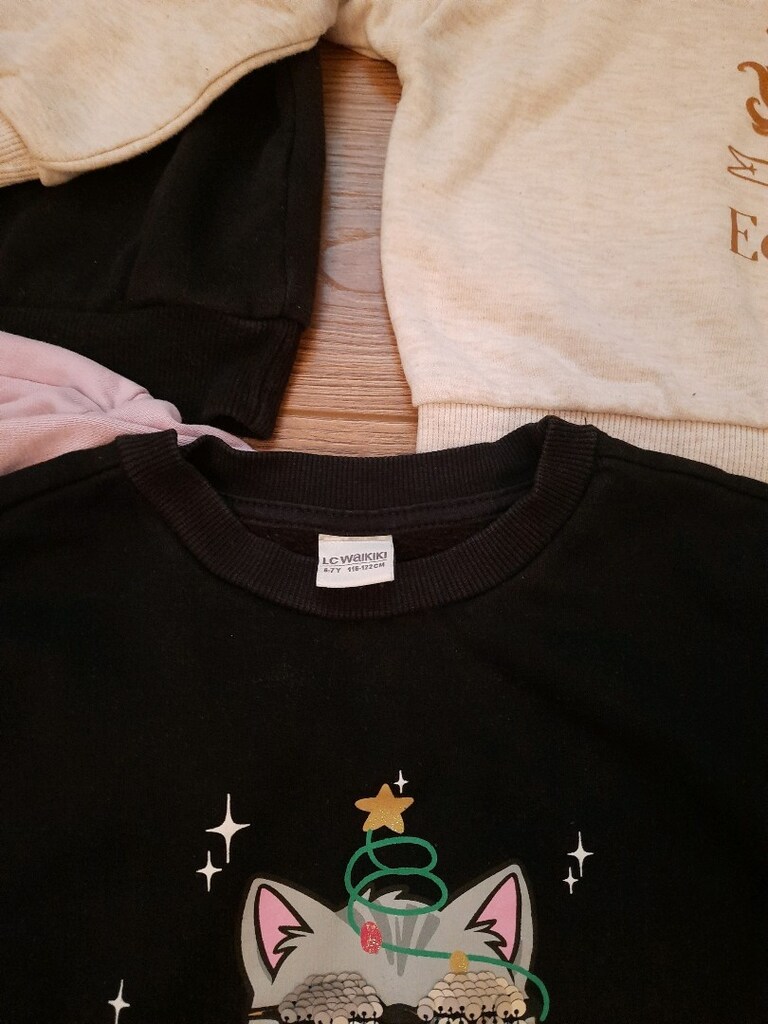 sweatshirtler 5,6 yaşa olurkiz cocuk 4 adet - 13