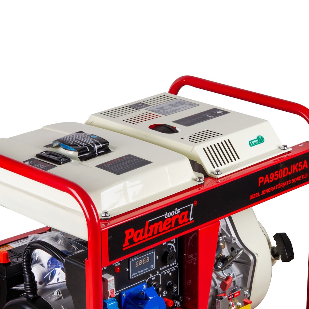 PA950DJK5A EUR5 JENERATÖR 8,1 kVA DİZEL MARŞLI ATS UYUMLU PALMERA - 3
