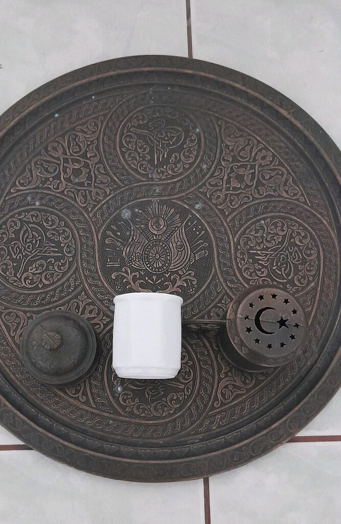 Osmanlı motifli kahve fincanı seti - 5