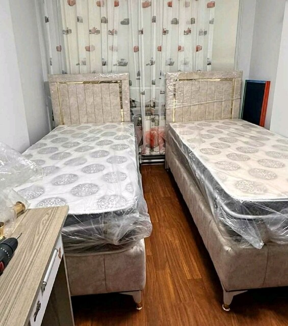 TEK KİŞİLİK 90*190 BAZA BAŞLIK FULL ORTOPEDİK YATAK KAPIDA ÖDEME İLE