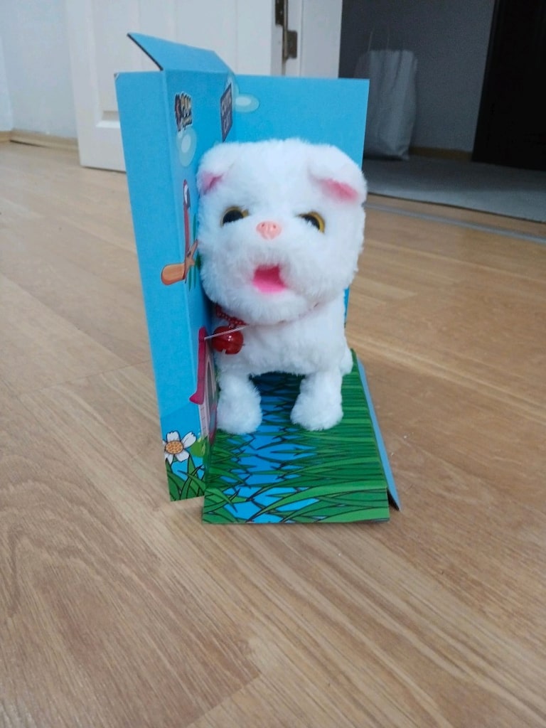 pilli ve hareketli oyuncak kedi kutulu - 3