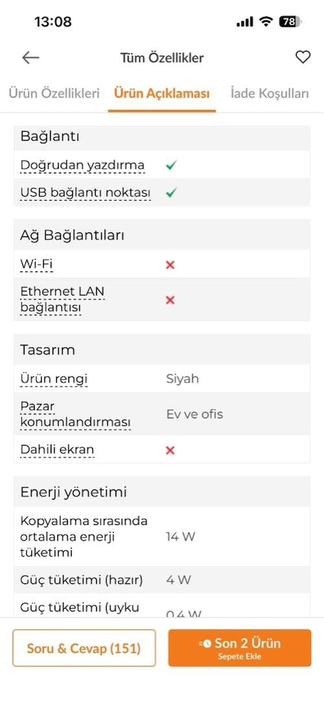 Sıfır Ayarında Garantili Epson L3211 Tanklı Yazıcı (Pazarlık payı var) - 17