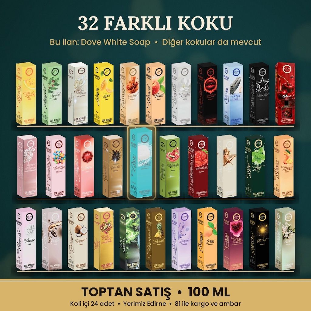 BEYAZ SABUN ODA KOKUSU 100ML ÇİDO MİRİS KOLİ İÇİ 24 ADET - 3