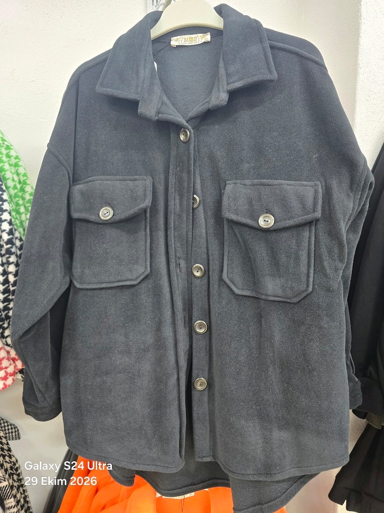 Siyah Oversize Ceket - 3
