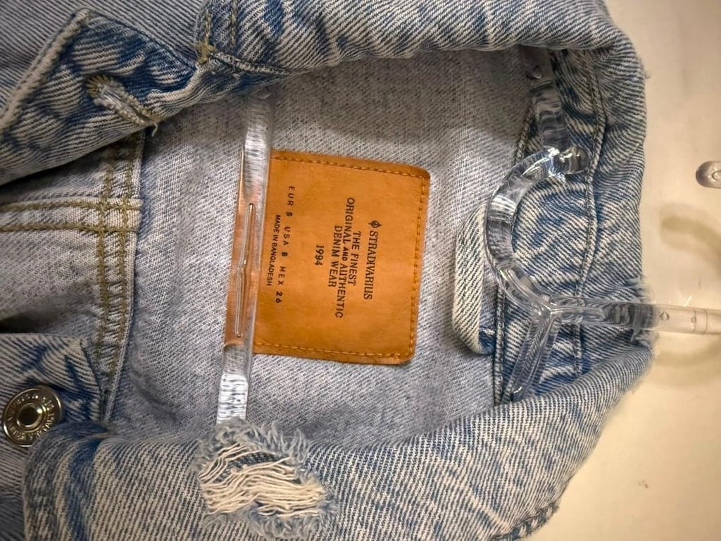 Stradivarius Açık Mavi Denim Kot Ceket - 2