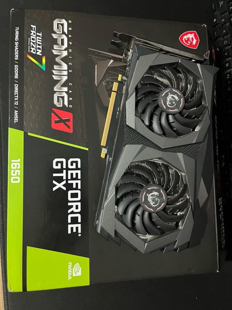 msi gtx 1650 - 2