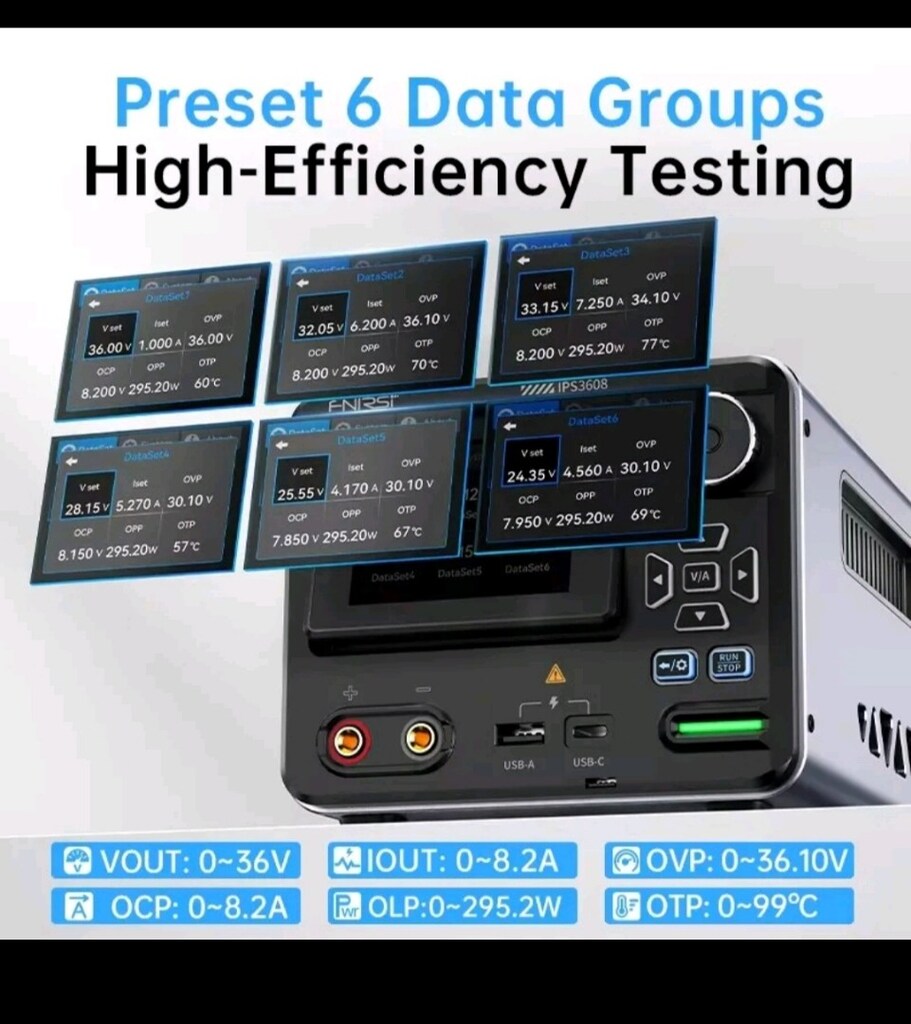 fnirsi IPS 3608 ayarlı güç kaynağı - 5