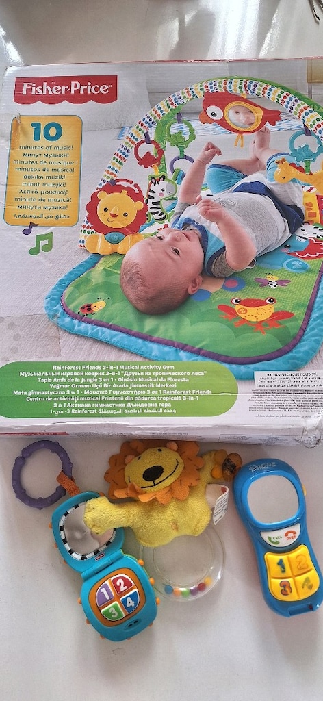 Fisher Price Yağmur Ormanı 3in1 Jimnastik Merkezi