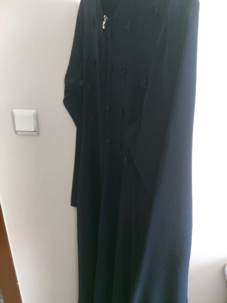 Lacivert İnce Yazlık Ferace - M / 38 Beden (Yeni Gibi) - 3