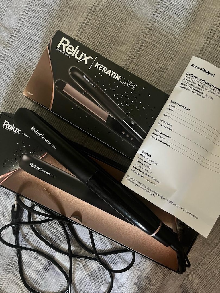 Relux RS9500 Keratin Care Saç Düzleştirici - Sadece 2 Kez Kullanıldı