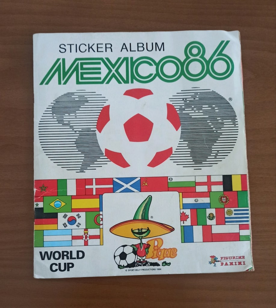 1986 Meksika Dünya Kupası Panini Full Çıkartma Sticker Albüm