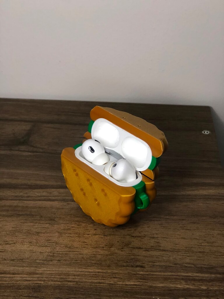 Emoji Kurabiye AirPods Pro 2 Kılıfı | 3D Baskı | Sert PLA - 3