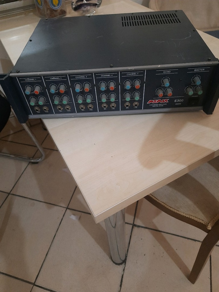 atak E300 anfi 300 watt toplantı salonu market vs anfisi