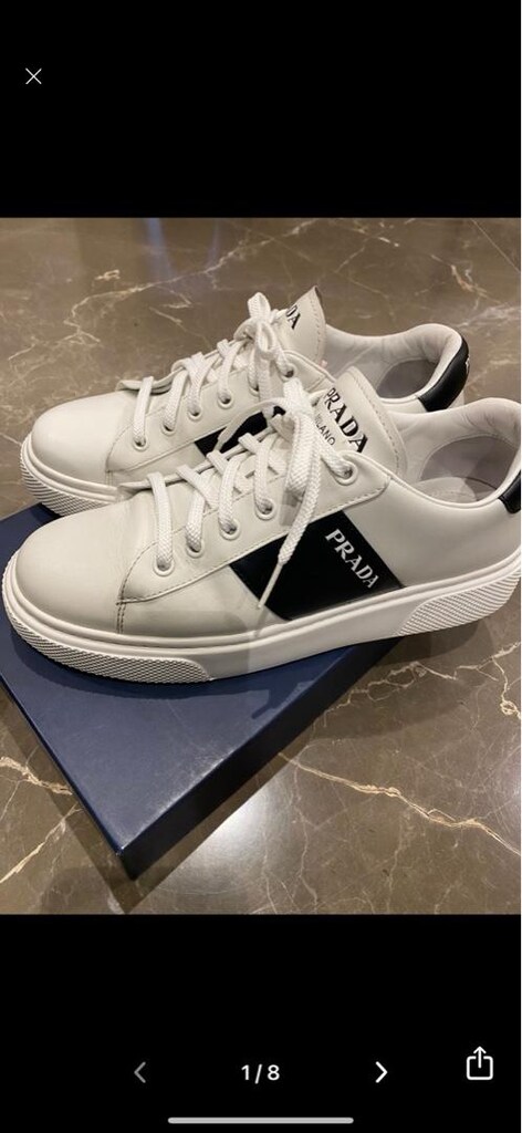 Prada 37.5 numara bayan ayakkabı orijinal kendi mağazısından alınmış