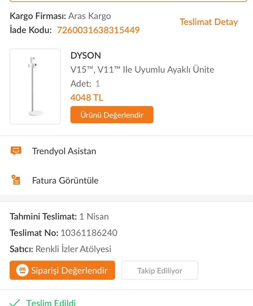 Dyson süpürge ayaklı unite - 2