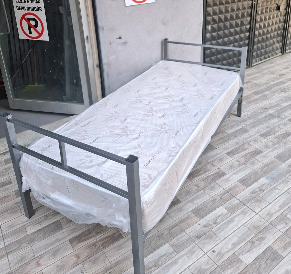 190X90 CM SAĞLAM KARYOLA YATAKLI TÜM İST İÇİ AYNI GÜN ÜCRETSİZ TESLİM - 7