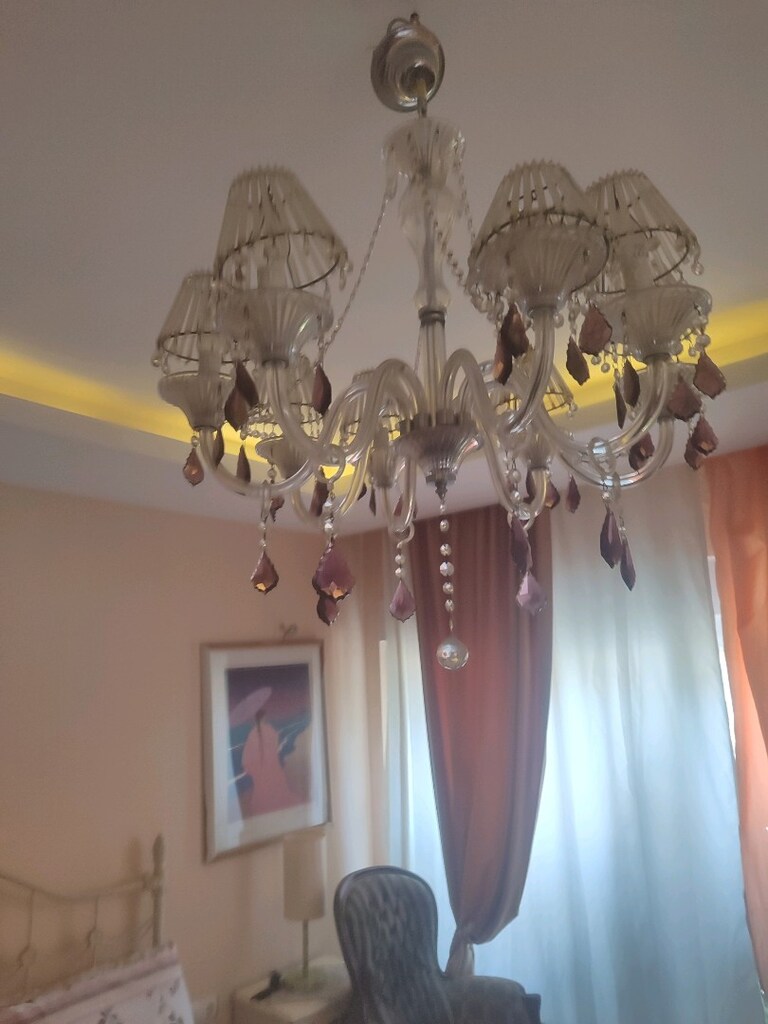 Almira 8 lı cam Avize - 5