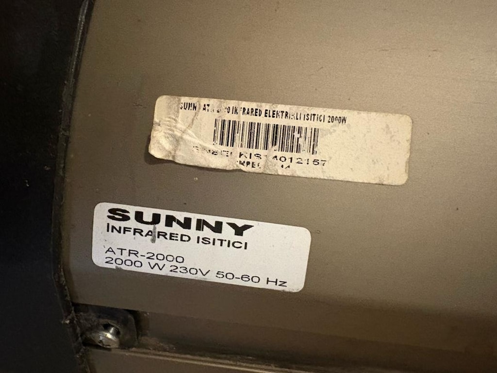 2+1 EVİMİ BOŞALTIYORUM!!! Sunny ATR 2000 İnfrared Isıtıcı - 5