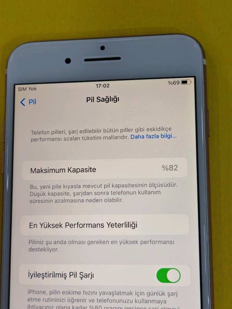 İPHONE 7 PLUS 32 GB PİL 82 TAMAMEN ORİJİNAL TÜRKİYE CİHAZI FİYAT SON - 6