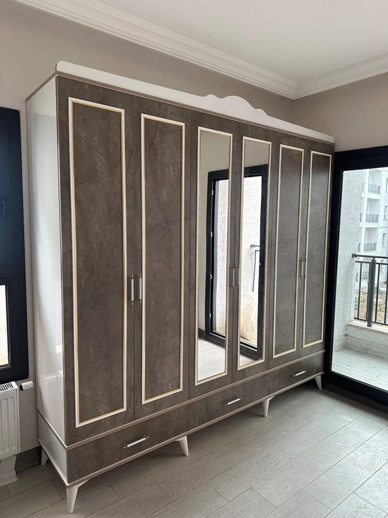 ultra lüks komple mdf yatak odası takımı sıfır ürün adrese teslim - 12