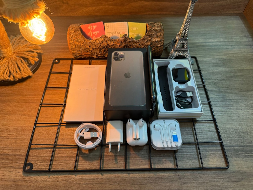 FULL AKSESUARLI İPHONE 11 PRO MİD GREEN - 5