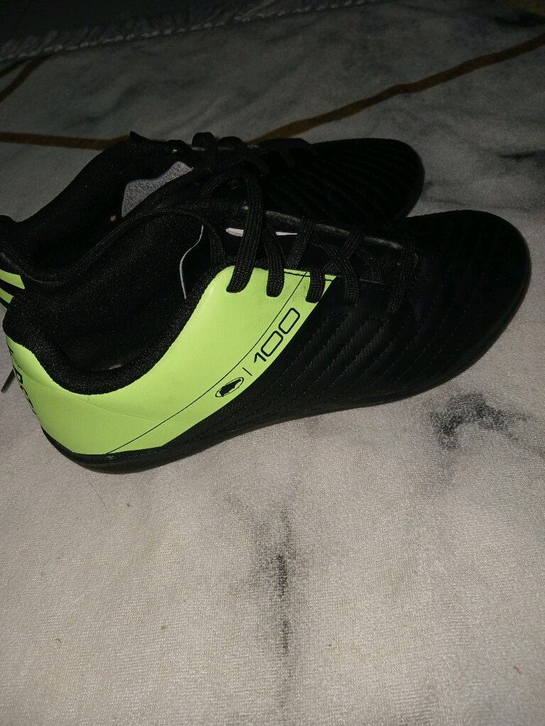 çocuk siyah krampon futbol Ayakkabısı - 4