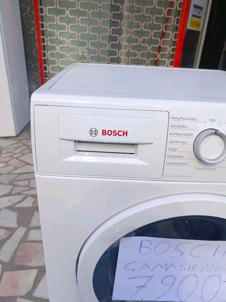 Bosch Çamaşır Makinesi 8 kg Nakliye Garanti Var Pazar Açığız - 2